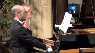 Claudia DIppolito e Luigi Moscatello pianoforte Brahms  Danza Ungherese n 5 [upl. by Aknahs]