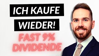 Diese Aktie mit fast 9 Dividende Ich kaufe schon wieder [upl. by Oremodlab]