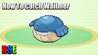 How to Catch Wailmer  Pokemon Ruby Sapphire and Emerald [upl. by Otrebire]