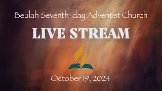 Thou Canst Make Me Clean  October 19 2024  Beulah SDA Church  Live Streaming Service [upl. by Dnaletak]