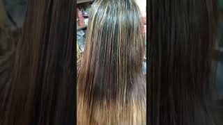 haircolour  hair streaks with cut down [upl. by Johnston529]