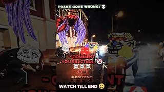 The prankster got pranked 🤡🚨 shorts trollface phonk [upl. by Adlitam]