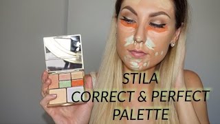 STILA CORRECT amp PERFECT PALETTE  FIRST IMPRESSIONS  REVIEW [upl. by Ana510]