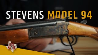 Remembering the Past Stevens 94F Shotgun with a Monster Barrel  BTO Range [upl. by Annmarie]