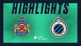 WaaslandBeveren  Club Brugge hoogtepunten [upl. by Aelem]