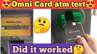 Omni card atm test  Omni card test  Omni card atm [upl. by Aciria]