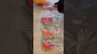 Wrapping Watermelon Bath Bomb [upl. by Pohsib]