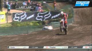 Victoire Roczen course 1 GP PaysBas MX2 2011 [upl. by Nerval]