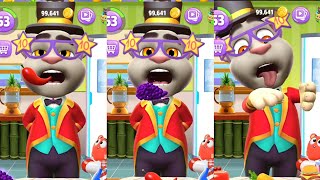 My Talking Tom 2 eating food with funn 😊😜 [upl. by Roze]