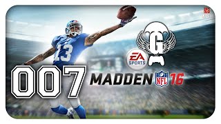 ♦ Lets Play American Football ♦ 007 ♦ EA Sports  Madden 16 GermanDeutsch ♦ [upl. by Ayrotal441]