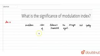 What is the significance of nodulation index [upl. by Barb]