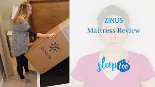 Zinus Mattress Review 2018 Cooling Gel Memory Foam Model [upl. by Munmro]