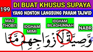 BELAJAR TAJWID LENGKAP BESERTA CONTOHNYA YANG DI URAIKAN PERLAHAN SUPAYA LANGSUNG BISA DI PAHAMI [upl. by Elacim]