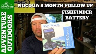 Kayak Fishing  Nocqua Pro Power Battery For Kayak Fish Finders  8 Month Follow Up [upl. by Aronoff]