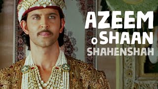 Jodhaa Akbar  Azeem o Shaan Shahenshah Lyrics  Ar Rahman  Lyric [upl. by Llorre]