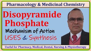 Disopyramide Phosphate  Medicinal Chemistry Sem 5th  Disopyramide phosphate Synthesis [upl. by Onailime]