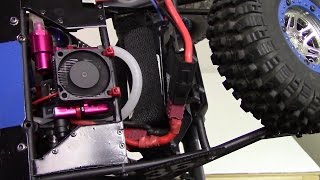 WL Toys K949 Brushless Motor and watercooled ESC [upl. by Kunkle]