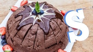 Mint Chocolate Zuccotto Recipe  Sorted Food [upl. by Garald]