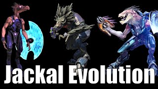 The Evolution of Halos Covenant  The Jackals [upl. by Rekoob653]