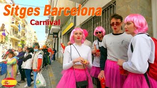 Sitges Spain Carnival 2022 4K Ultra HD 30fps [upl. by Gifferd]