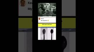 two spoons 😌💀 foryou fyp memes trending shorts comedy funny einstein [upl. by Sremmus]