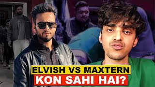 ELVISH YADAV vs MAXTERN Fight Controversy  kal ka londa [upl. by Shulman639]