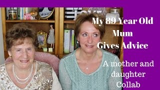 Mother and Daughter Collab  89 Year Young Mum gives advice maturebeauty [upl. by Christenson306]