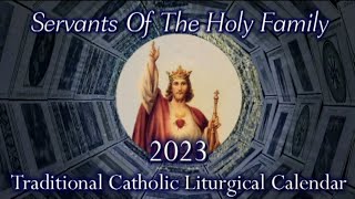 Servants Of The Holy Family 2023 Liturgical Calendar [upl. by Beaufert]