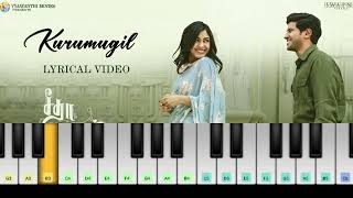 Kurumugil Song In Piano  Piano  Kurumugil Song  Sita Ramam  AR Music  Trending [upl. by Nahguav]