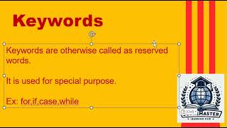 Keywords in Java [upl. by Serolod]