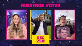 EUROVISION NUESTROS VOTOS en el ESC 250 [upl. by Stacie]