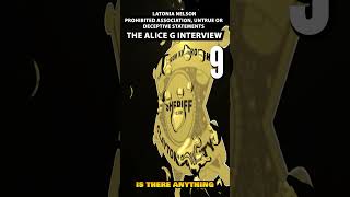 Cop caught in an inmate affair Alice G interview The Latonia Nelson case part 9 [upl. by Sidnac]