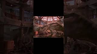 Jurassic Park T Rex Vs Velociraptor dinosaurs [upl. by Eahcim]