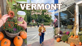 VERMONT FALL VLOG  Stowe Vt travel guide  explore will us this fall [upl. by Ys]