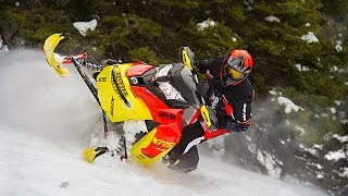 TEST RIDE 2015 Ski Doo Renegade XRS [upl. by Ahsikal]