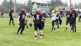 Wahkiakums Preston West runs in for a touchdown against Darrington [upl. by Orose]