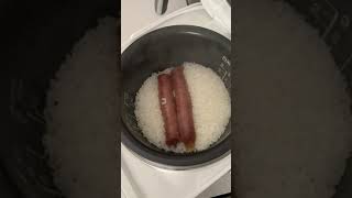 Cooking sausage in my rice cooker 🍚 [upl. by Rooney]