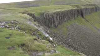 Uphill Waterfall in High Cup Nick Cumbria [upl. by Kwapong957]