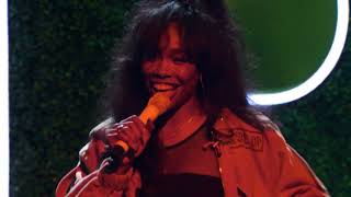 SZA  Normal Girl Live Black Girls Rock [upl. by Toffic]