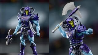 New Masters of the Universe Battle Armour Skeletor action figure in hand images by Robdtoys [upl. by Shuma911]