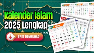 Kalender Islam 2025 Lengkap [upl. by Airamat199]