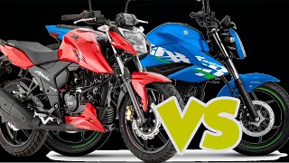 Suzuki GiXxer 150fi o Apache 1604v Cuál te comprarías 🚨 [upl. by Blum]