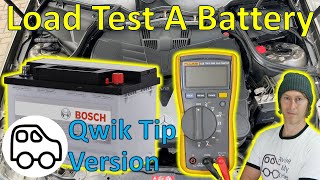 Car Battery Bad  How to Load Test a Battery with a Multimeter [upl. by Monteith]