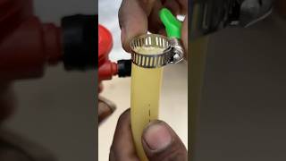 Genius idea How to securely connect a bigger hose to a regulator diy tips lifehacks short [upl. by Adnamra135]