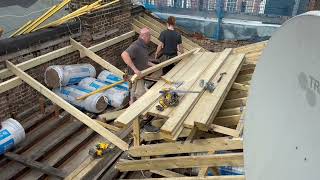 Rotten Rafters Roof Structure Replacement Kensington London rottenrafters roofstructure [upl. by Ahsote]