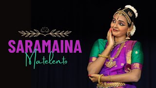 Saramaina  Bharathanatyam  Lekha Prasad [upl. by Nic]