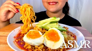 ASMR EATING SPICY NOODLES  buldak noodles  ASMR  mukbang  noodles [upl. by Slein]