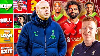 STAY or GO Who Will Arne Slot Keep At Liverpool [upl. by Yrod]