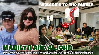 MANILYN REYNES FAMILY MASAYANG WINELCOME ANG ASAWA NG KANYANG PANGANAY NA ANAK NA SI KYLE [upl. by Daveen47]