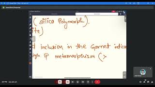 Metamorphic Petrology 16 10 24 [upl. by Esinned]